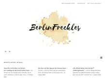 Tablet Screenshot of berlinfreckles.de